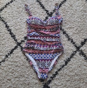 La Blanca colorful one piece swimsuit